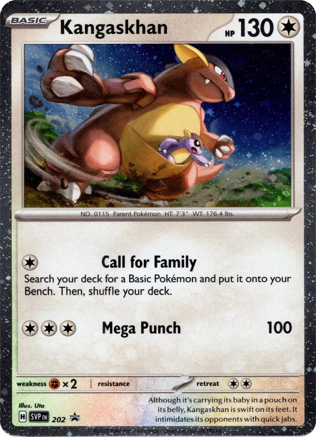 Kangaskhan (202) (Cosmos Holo) [Scarlet & Violet: Black Star Promos] | Exor Games Dartmouth