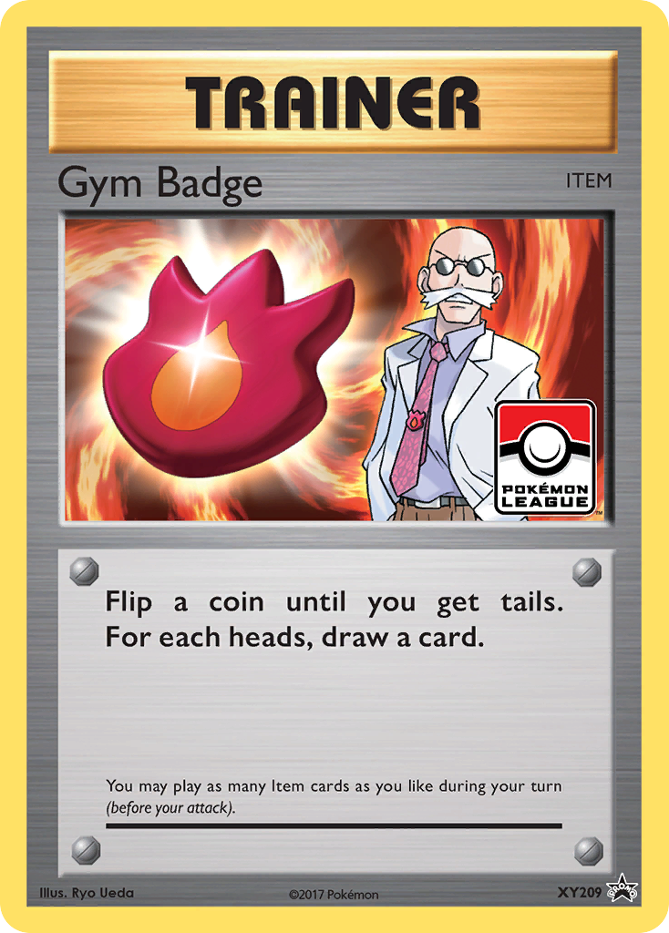 Gym Badge (XY209) (Blaine) [XY: Black Star Promos] | Exor Games Dartmouth