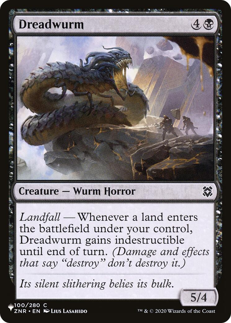 Dreadwurm [The List] | Exor Games Dartmouth