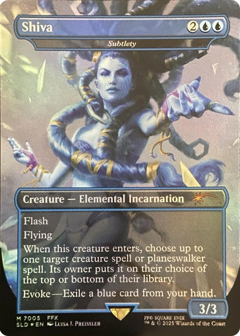 Shiva - Subtlety (Rainbow Foil) [Secret Lair Drop Series] | Exor Games Dartmouth