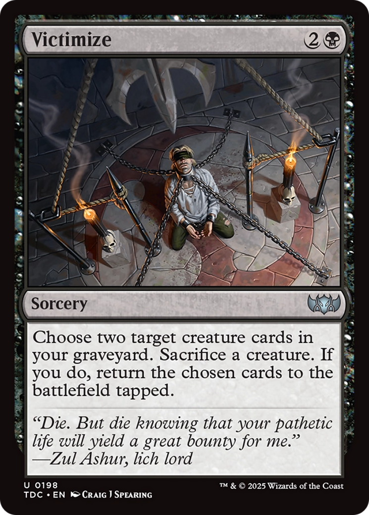 Victimize [Tarkir: Dragonstorm Commander] | Exor Games Dartmouth