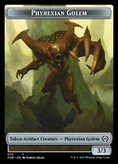 Phyrexian Golem Token [Phyrexia: All Will Be One Tokens] | Exor Games Dartmouth