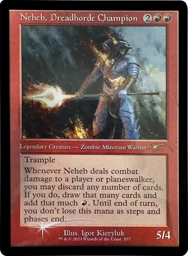 Neheb, Dreadhorde Champion (Retro Frame) [Secret Lair Drop Series] | Exor Games Dartmouth