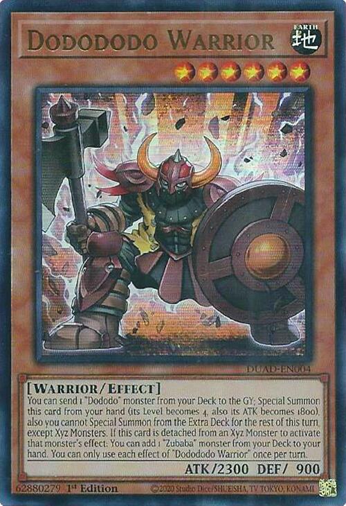Dodododo Warrior [DUAD-EN004] Ultra Rare | Exor Games Dartmouth