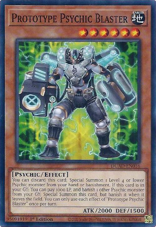 Prototype Psychic Blaster [DUAD-EN016] Common | Exor Games Dartmouth
