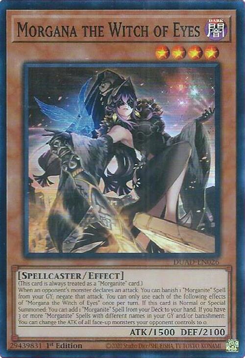 Morgana the Witch of Eyes [DUAD-EN026] Super Rare | Exor Games Dartmouth