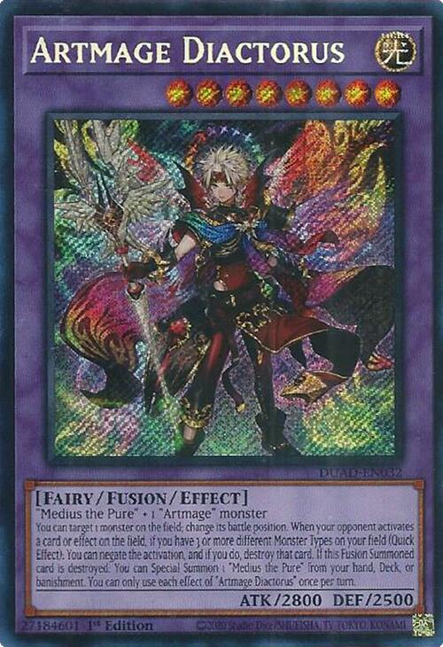 Artmage Diactorus [DUAD-EN032] Secret Rare | Exor Games Dartmouth