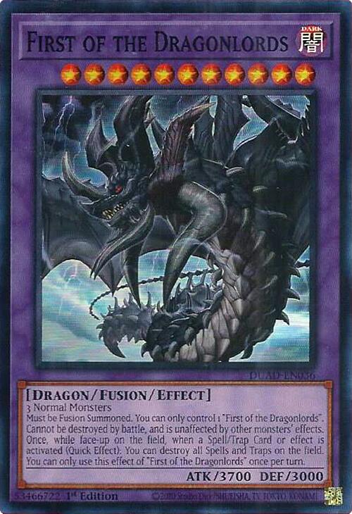 First of the Dragonlords [DUAD-EN036] Super Rare | Exor Games Dartmouth