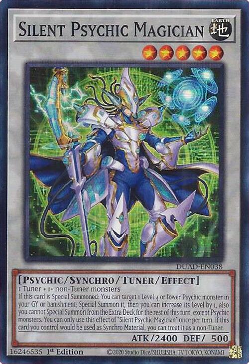 Silent Psychic Magician [DUAD-EN038] Super Rare | Exor Games Dartmouth