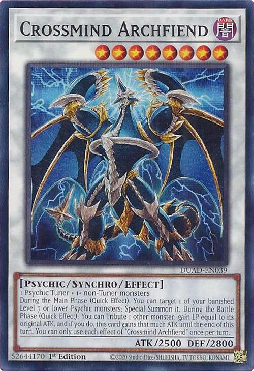 Crossmind Archfiend [DUAD-EN039] Common | Exor Games Dartmouth