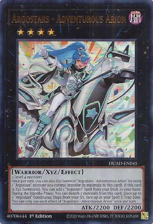 Argostars - Adventurous Arion [DUAD-EN045] Ultra Rare | Exor Games Dartmouth