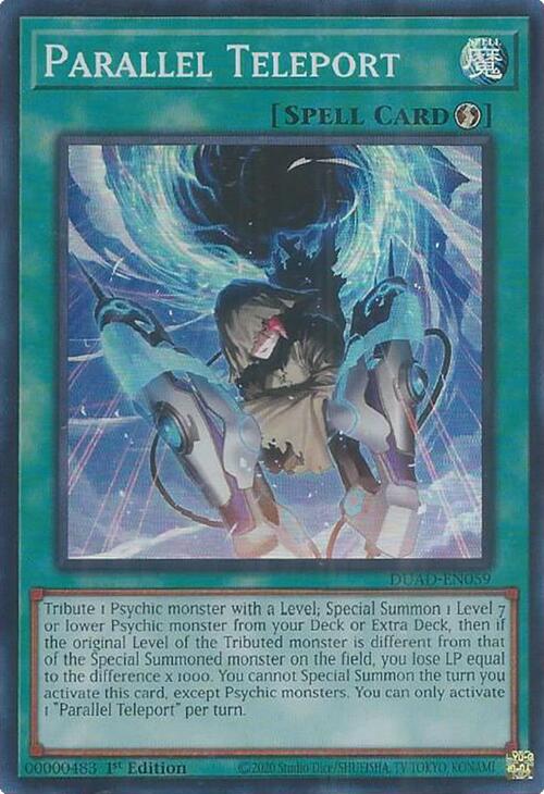 Parallel Teleport [DUAD-EN059] Super Rare | Exor Games Dartmouth