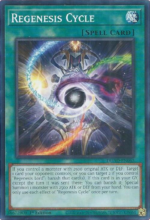 Regenesis Cycle [DUAD-EN063] Common | Exor Games Dartmouth