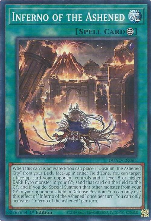 Inferno of the Ashened [DUAD-EN064] Common | Exor Games Dartmouth
