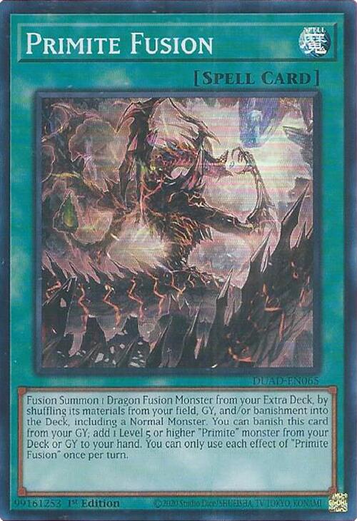 Primite Fusion [DUAD-EN065] Super Rare | Exor Games Dartmouth