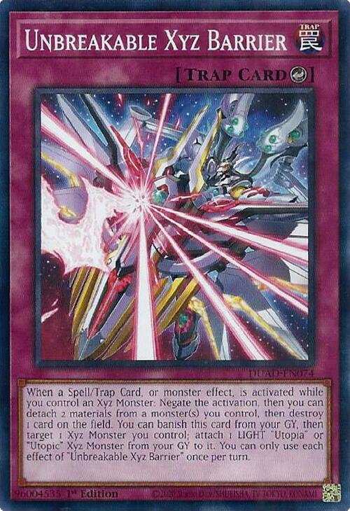 Unbreakable Xyz Barrier [DUAD-EN074] Common | Exor Games Dartmouth