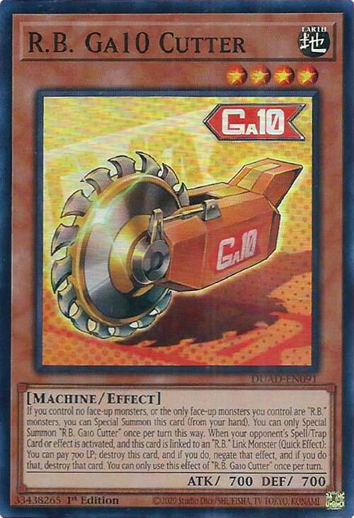R.B. Ga10 Cutter [DUAD-EN091] Super Rare | Exor Games Dartmouth