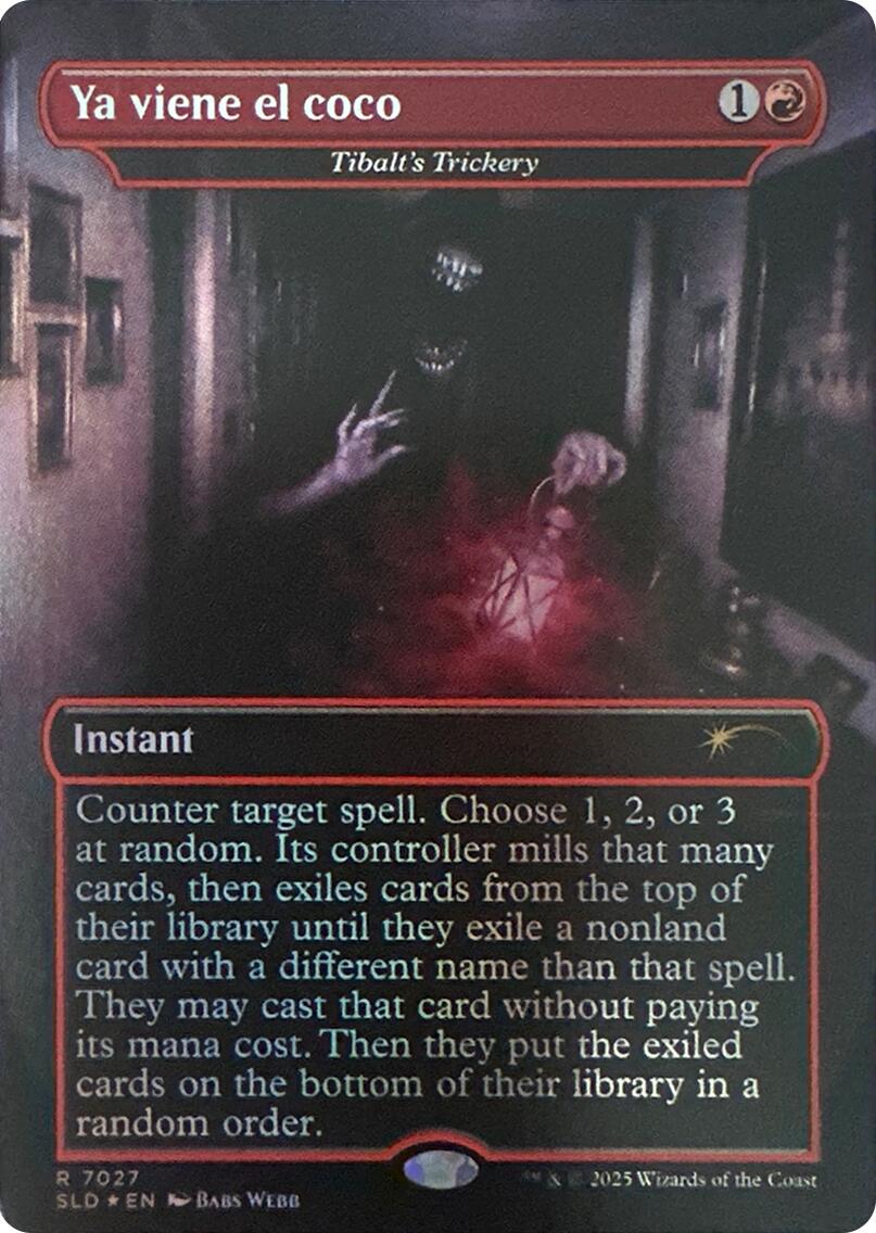 Ya viene el coco - Tibalt's Trickery (Rainbow Foil) [Secret Lair Drop Series] | Exor Games Dartmouth