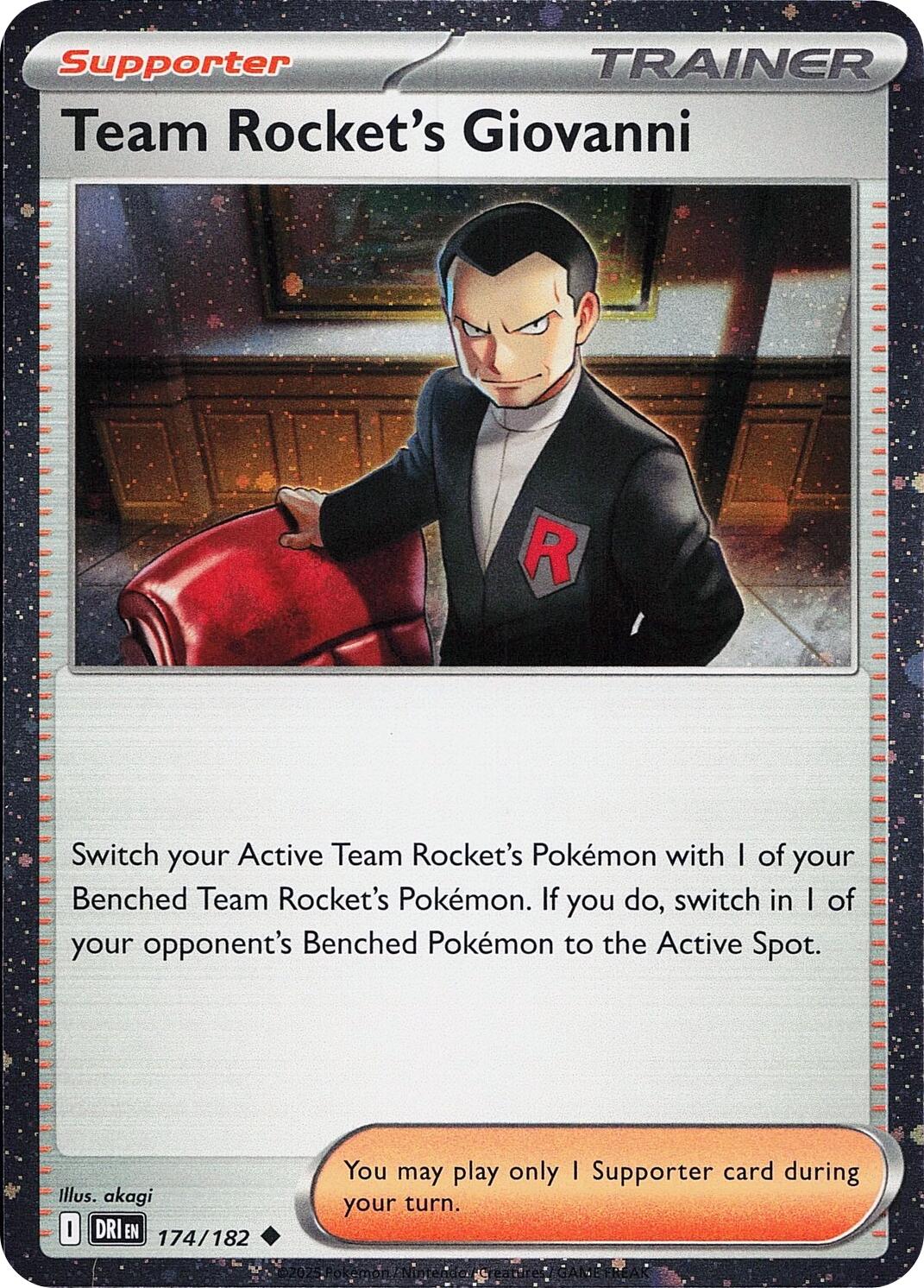 Team Rocket's Giovanni (174/182) (Cosmos Holo) [Miscellaneous Cards] | Exor Games Dartmouth