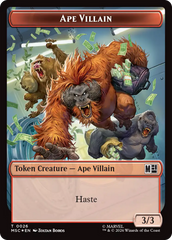 Copy (017) // Ape Villain (026) Double-Sided Token (Surge Foil) [Marvel Super Heroes Commander Tokens] | Exor Games Dartmouth