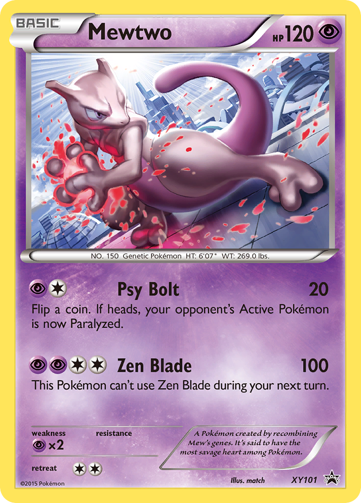 Mewtwo (XY101) [XY: Black Star Promos] | Exor Games Dartmouth