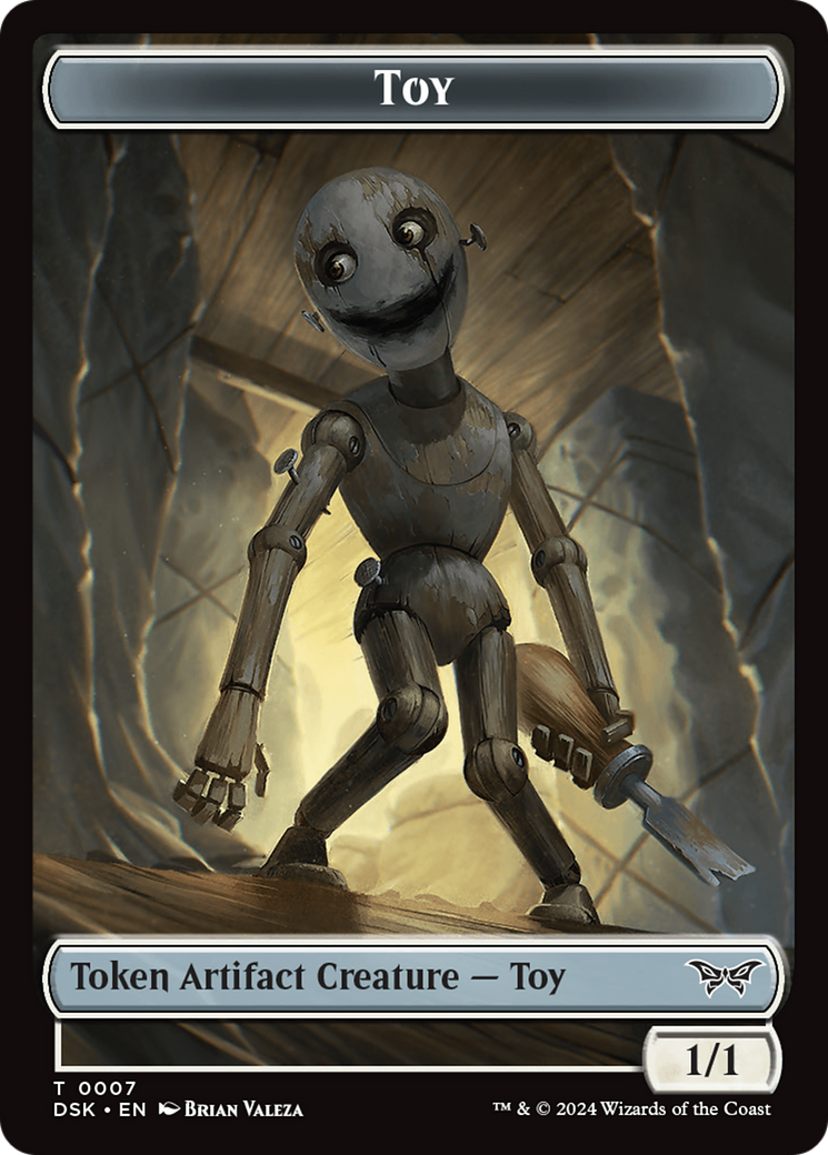 Toy // Spider Double-Sided Token [Duskmourn: House of Horror Tokens] | Exor Games Dartmouth