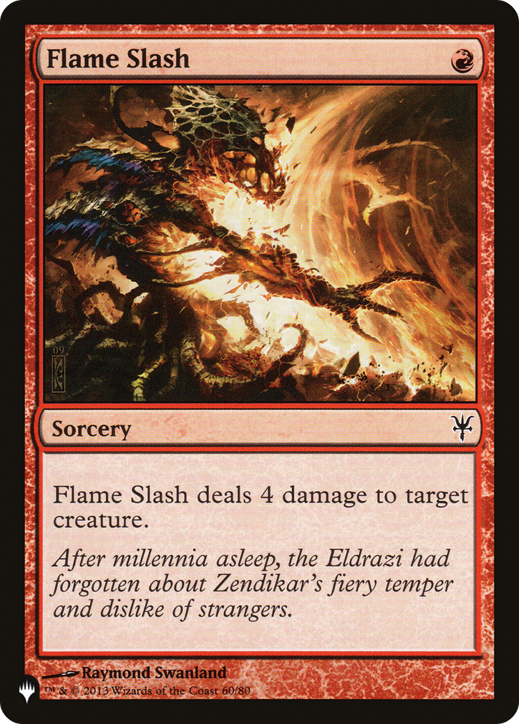 Flame Slash [The List Reprints] | Exor Games Dartmouth