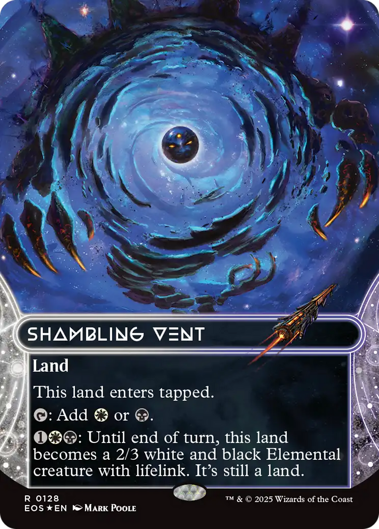 Shambling Vent (0128) (Borderless) (Galaxy Foil) [Edge of Eternities: Stellar Sights] | Exor Games Dartmouth