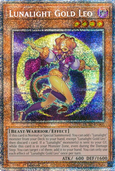 Lunalight Gold Leo (Starlight Rare) [DUAD-EN005] Starlight Rare | Exor Games Dartmouth