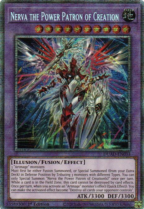 Nerva the Power Patron of Creation (Starlight Rare) [DUAD-EN033] Starlight Rare | Exor Games Dartmouth