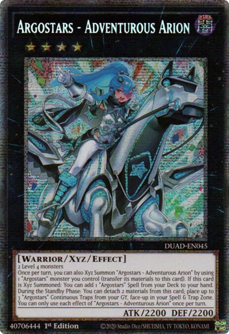 Argostars - Adventurous Arion (Starlight Rare) [DUAD-EN045] Starlight Rare | Exor Games Dartmouth
