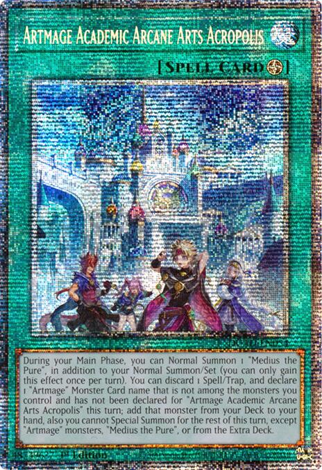 Artmage Academic Arcane Arts Acropolis (Starlight Rare) [DUAD-EN054] Starlight Rare | Exor Games Dartmouth