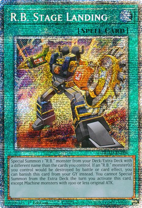 R.B. Stage Landing (Starlight Rare) [DUAD-EN096] Starlight Rare | Exor Games Dartmouth
