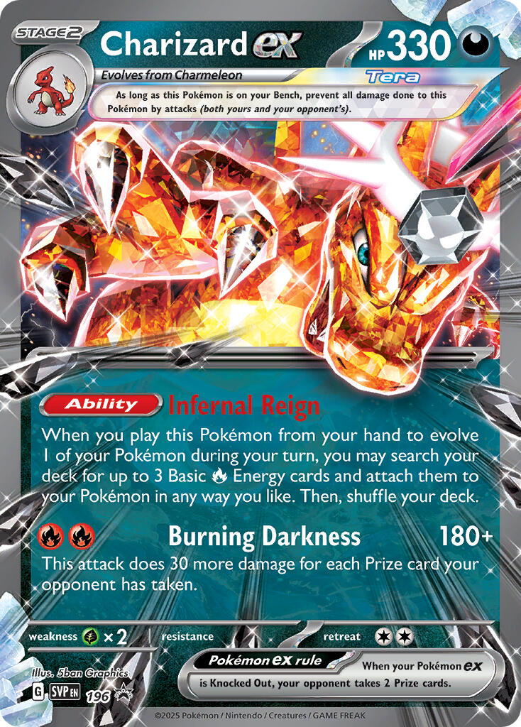 Charizard EX (196) [Scarlet & Violet: Black Star Promos] | Exor Games Dartmouth