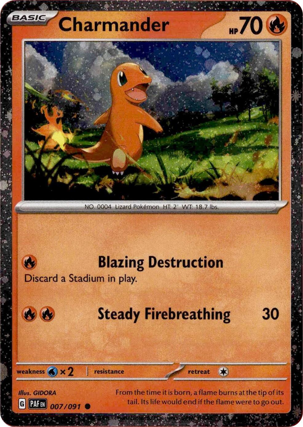 Charmander (007/091) (Cosmos Holo) [Miscellaneous Cards] | Exor Games Dartmouth