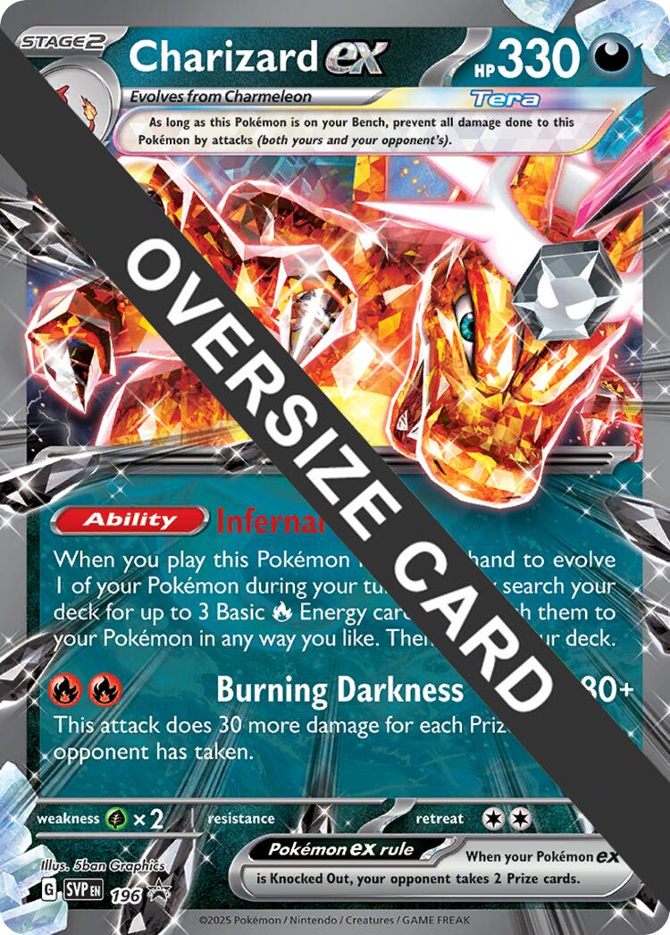Charizard EX (196) (Jumbo Card) [Scarlet & Violet: Black Star Promos] | Exor Games Dartmouth