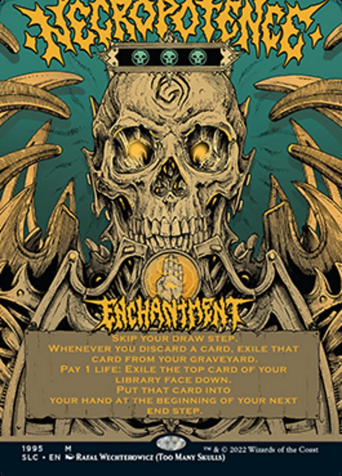 Necropotence (Borderless Alternate Art) [Secret Lair Countdown Kit] | Exor Games Dartmouth