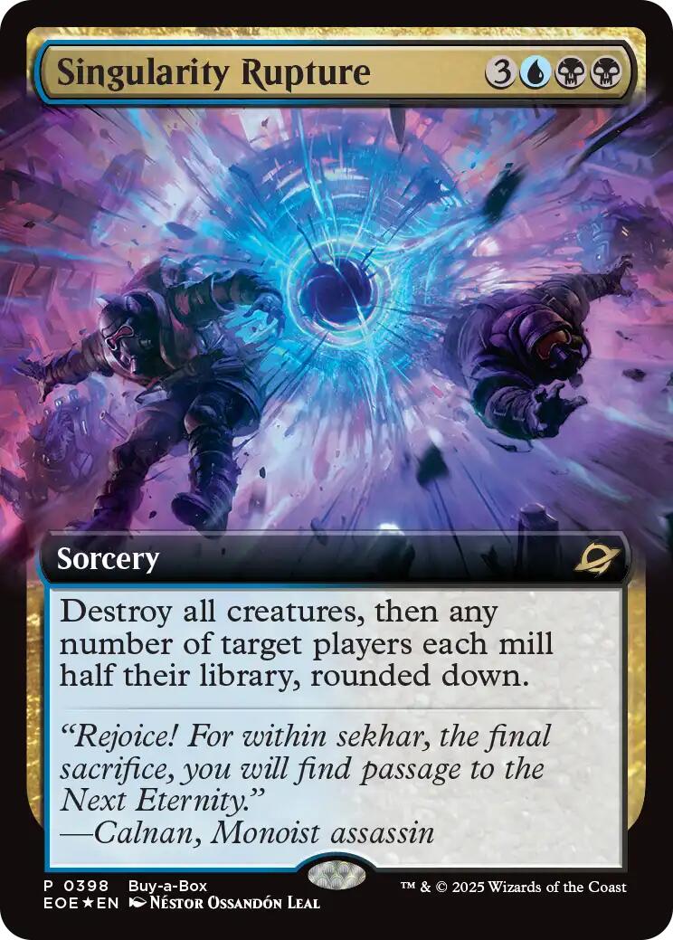 Singularity Rupture (Extended Art) (Buy-A-Box) [Edge of Eternities] | Exor Games Dartmouth