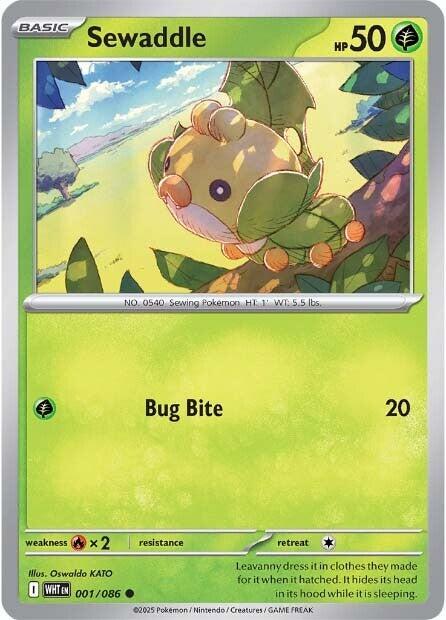 Sewaddle (001/086) [Scarlet & Violet: White Flare] | Exor Games Dartmouth