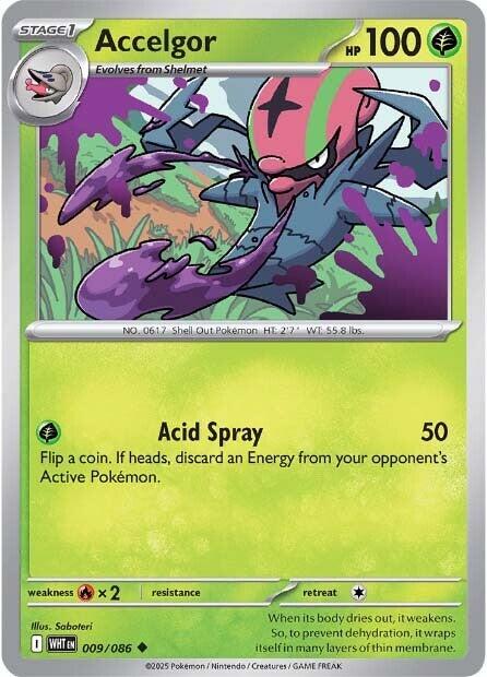Accelgor (009/086) [Scarlet & Violet: White Flare] | Exor Games Dartmouth