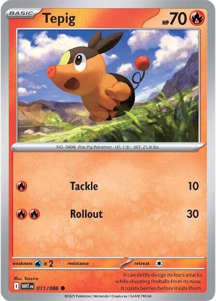 Tepig (011/086) [Scarlet & Violet: White Flare] | Exor Games Dartmouth