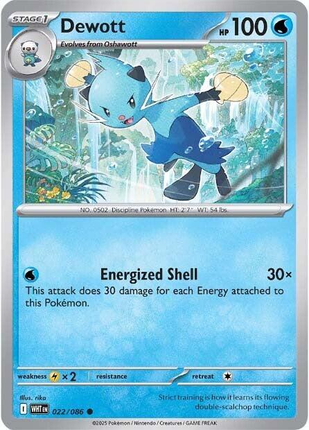 Dewott (022/086) [Scarlet & Violet: White Flare] | Exor Games Dartmouth