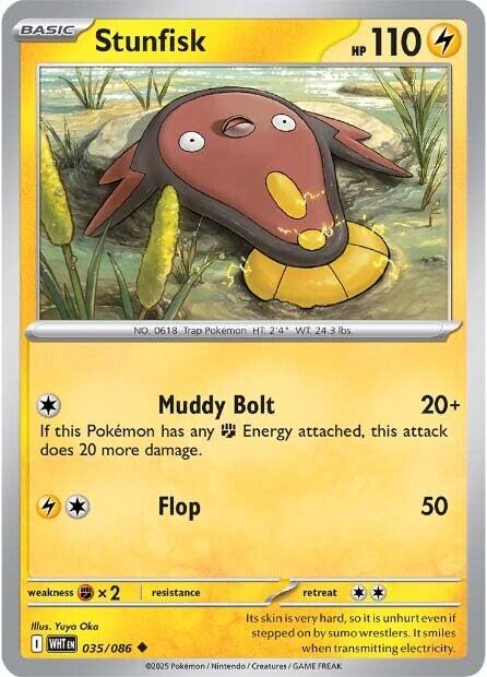 Stunfisk (035/086) [Scarlet & Violet: White Flare] | Exor Games Dartmouth