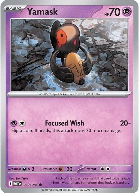 Yamask (039/086) [Scarlet & Violet: White Flare] | Exor Games Dartmouth