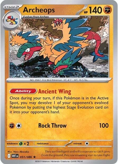 Archeops (051/086) [Scarlet & Violet: White Flare] | Exor Games Dartmouth