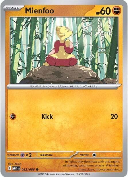 Mienfoo (052/086) [Scarlet & Violet: White Flare] | Exor Games Dartmouth