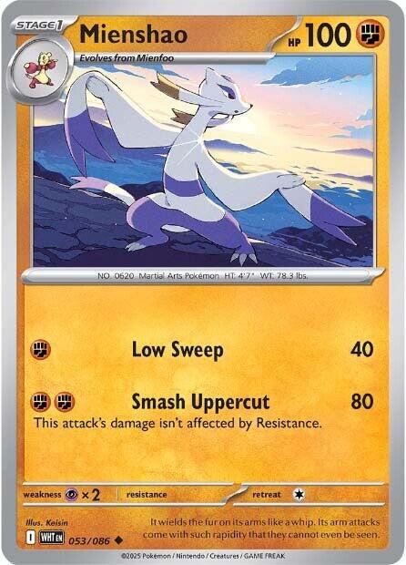 Mienshao (053/086) [Scarlet & Violet: White Flare] | Exor Games Dartmouth