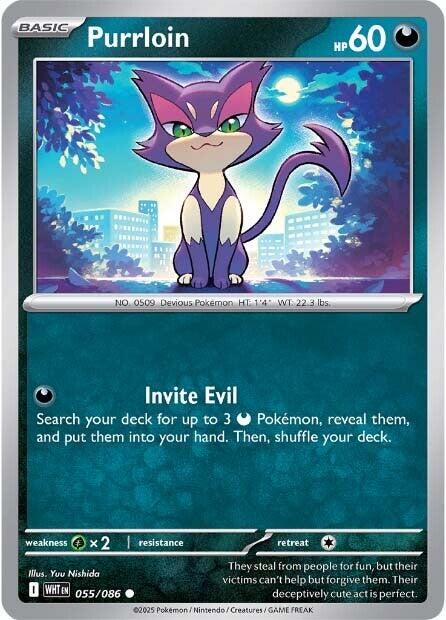 Purrloin (055/086) [Scarlet & Violet: White Flare] | Exor Games Dartmouth