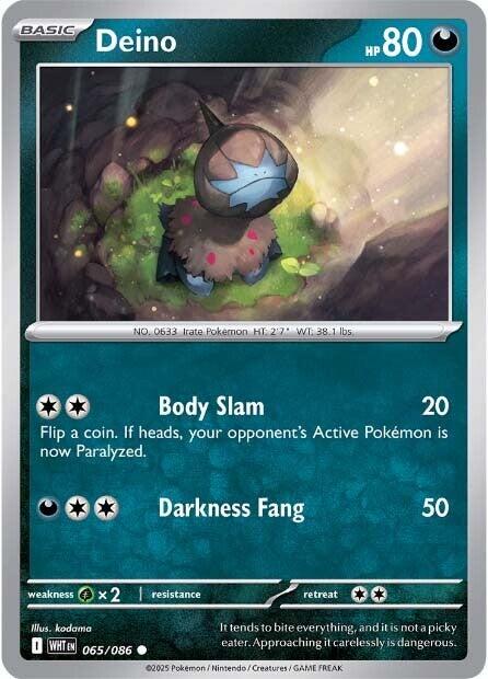 Deino (065/086) [Scarlet & Violet: White Flare] | Exor Games Dartmouth