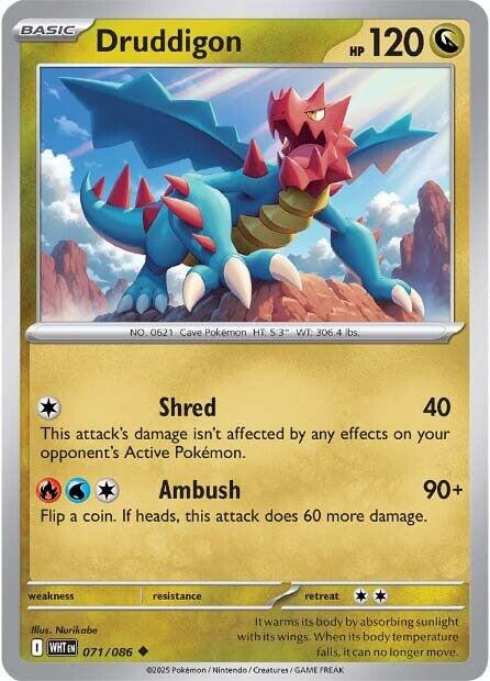 Druddigon (071/086) [Scarlet & Violet: White Flare] | Exor Games Dartmouth